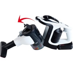 Theo Klein 6812 Aspirapolvere Bosch Unlimited, Aspirapolvere a batterie con Funzione di aspirazione e Sonora, Dimensioni: 16 cm