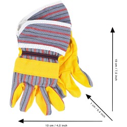 Theo Klein 8120 Guanti da lavoro Bosch, Guanti di alta qualità in taglia unica, Dimensioni- 10 cm x 1 cm x 19 cm