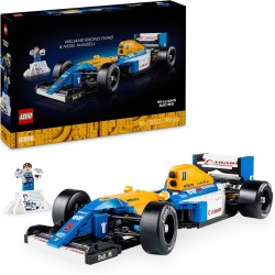 LEGO 10353 Icons Williams Racing FW14B e Nigel Mansell - Modellino di Auto F1 da Costruire con Minifigure del Pilota da Collezi