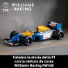 LEGO 10353 Icons Williams Racing FW14B e Nigel Mansell - Modellino di Auto F1 da Costruire con Minifigure del Pilota da Collezi