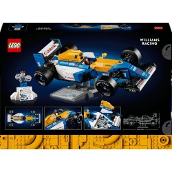 LEGO 10353 Icons Williams Racing FW14B e Nigel Mansell - Modellino di Auto F1 da Costruire con Minifigure del Pilota da Collezi
