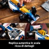 LEGO 10353 Icons Williams Racing FW14B e Nigel Mansell - Modellino di Auto F1 da Costruire con Minifigure del Pilota da Collezi