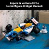LEGO 10353 Icons Williams Racing FW14B e Nigel Mansell - Modellino di Auto F1 da Costruire con Minifigure del Pilota da Collezi