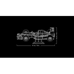 LEGO 10353 Icons Williams Racing FW14B e Nigel Mansell - Modellino di Auto F1 da Costruire con Minifigure del Pilota da Collezi