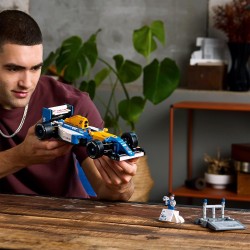 LEGO 10353 Icons Williams Racing FW14B e Nigel Mansell - Modellino di Auto F1 da Costruire con Minifigure del Pilota da Collezi