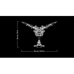 LEGO 10363 Icons Macchina Volante di Leonardo da Vinci con Ali Mobili - Include Minifigure e Espositore - Kit Ornitoretto Fai d