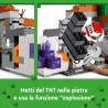 LEGO 21263 Minecraft La Miniera delle Badlands - Giocattolo Interattivo con Figure di Esploratore, Creeper e Ragno con Funzione