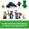 LEGO 21263 Minecraft La Miniera delle Badlands - Giocattolo Interattivo con Figure di Esploratore, Creeper e Ragno con Funzione