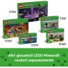 LEGO 21263 Minecraft La Miniera delle Badlands - Giocattolo Interattivo con Figure di Esploratore, Creeper e Ragno con Funzione