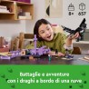 LEGO 21264 Minecraft L’Enderdrago e la Nave dell’End, Giocattolo - Set da Gioco e da Esposizione con Barca, Drago e 3 Figure tr