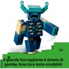 LEGO 21274 Minecraft L’Incontro con il Sorvegliante - Giocattolo Interattivo con Minifigure, Mob e Funzione TNT di Caduta Massi