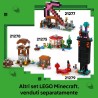 LEGO 21274 Minecraft L’Incontro con il Sorvegliante - Giocattolo Interattivo con Minifigure, Mob e Funzione TNT di Caduta Massi