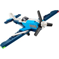 LEGO 31160 Creator 3 in 1 Velivolo: Aereo da Competizione, Modello di Aeroplano Giocattolo Trasformabile in Elicottero e Jet co