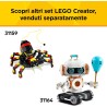 LEGO 31160 Creator 3 in 1 Velivolo: Aereo da Competizione, Modello di Aeroplano Giocattolo Trasformabile in Elicottero e Jet co