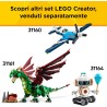 LEGO 31160 Creator 3 in 1 Velivolo: Aereo da Competizione, Modello di Aeroplano Giocattolo Trasformabile in Elicottero e Jet co