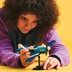 LEGO 31160 Creator 3 in 1 Velivolo: Aereo da Competizione, Modello di Aeroplano Giocattolo Trasformabile in Elicottero e Jet co