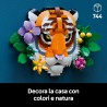 LEGO 31217 Art Collezione Animali - Tigre - Animale 3D da Costruire con Fiori e Piante Botaniche Decorative - Set di Decorazion