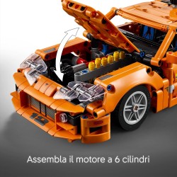 LEGO 42204 Technic Fast and Furious Toyota Supra MK4 - Macchina Giocattolo con Motore 6 Cilindri e Portiere Apribili - Modello 