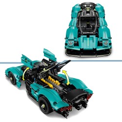 LEGO 42208 Technic Aston Martin Valkyrie - Modellino da Costruire di Auto Sportiva - Macchina Giocattolo con Motore V12 e Porte