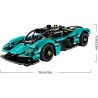 LEGO 42208 Technic Aston Martin Valkyrie - Modellino da Costruire di Auto Sportiva - Macchina Giocattolo con Motore V12 e Porte