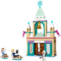 LEGO | 43265 Disney Frozen Castello di Ghiaccio di Arendelle, Giocattolo con Mini Bamboline di Anna e Elsa e le Figure di Olaf 
