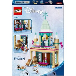 LEGO | 43265 Disney Frozen Castello di Ghiaccio di Arendelle, Giocattolo con Mini Bamboline di Anna e Elsa e le Figure di Olaf 