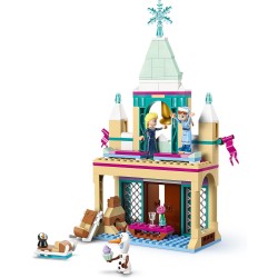 LEGO | 43265 Disney Frozen Castello di Ghiaccio di Arendelle, Giocattolo con Mini Bamboline di Anna e Elsa e le Figure di Olaf 