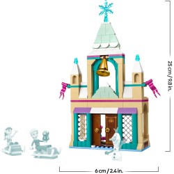 LEGO | 43265 Disney Frozen Castello di Ghiaccio di Arendelle, Giocattolo con Mini Bamboline di Anna e Elsa e le Figure di Olaf 
