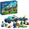 LEGO 60369 City Addestramento Cinofilo Mobile, Set con Percorso a Ostacoli, SUV Macchina Polizia Giocattolo e Rimorchio, 2 Figu
