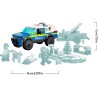 LEGO 60369 City Addestramento Cinofilo Mobile, Set con Percorso a Ostacoli, SUV Macchina Polizia Giocattolo e Rimorchio, 2 Figu
