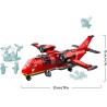 LEGO 60413 City Aereo Antincendio, Giocattolo dei Vigili del Fuoco, Aeroplano con Portellone Apribile Lancia Elementi Acqua, 3 