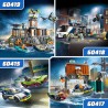 LEGO 60415 City Inseguimento della Macchina da Corsa, Set con 2 Modellini di Auto da Costruire della Polizia con Veicolo di Eme