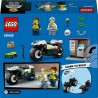 LEGO 60455 City Inseguimento della Moto della Polizia - Set con Motocicletta Giocattolo, 2 Minifigure, Mini-Bancomat e Skateboa