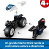 LEGO 60455 City Inseguimento della Moto della Polizia - Set con Motocicletta Giocattolo, 2 Minifigure, Mini-Bancomat e Skateboa