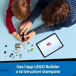 LEGO 60455 City Inseguimento della Moto della Polizia - Set con Motocicletta Giocattolo, 2 Minifigure, Mini-Bancomat e Skateboa