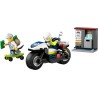 LEGO 60455 City Inseguimento della Moto della Polizia - Set con Motocicletta Giocattolo, 2 Minifigure, Mini-Bancomat e Skateboa