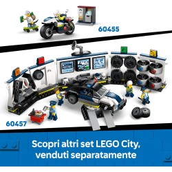 LEGO 60456 City Inseguimento del Motoscafo della Polizia – Include 2 Barche Giocattolo, 3 Minifigure e una Figura di Squalo