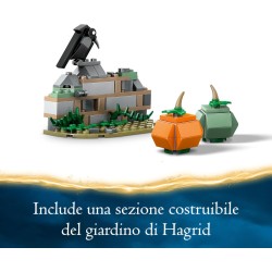 LEGO 76427 Harry Potter Fierobecco, Figura di Ippogrifo Giocattolo da Costruire con Parti Snodabili, Creatura Magica da Collezi
