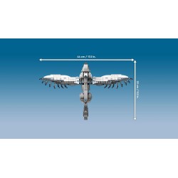 LEGO 76427 Harry Potter Fierobecco, Figura di Ippogrifo Giocattolo da Costruire con Parti Snodabili, Creatura Magica da Collezi