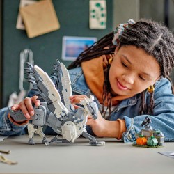 LEGO 76427 Harry Potter Fierobecco, Figura di Ippogrifo Giocattolo da Costruire con Parti Snodabili, Creatura Magica da Collezi