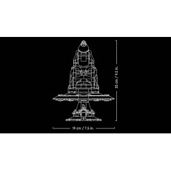 LEGO 76429 Harry Potter Cappello Parlante di Hogwarts con Stemma delle Case e 31 Suoni Casuali, Set da Collezione per Adulti Fa