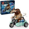 LEGO 76443 Harry Potter Giro sul Sidecar di Hagrid e Harry - Moto Giocattolo da Esposizione con Sidecar e Figura di Edvige