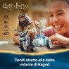 LEGO 76443 Harry Potter Giro sul Sidecar di Hagrid e Harry - Moto Giocattolo da Esposizione con Sidecar e Figura di Edvige