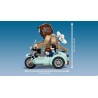 LEGO 76443 Harry Potter Giro sul Sidecar di Hagrid e Harry - Moto Giocattolo da Esposizione con Sidecar e Figura di Edvige