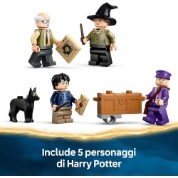 LEGO 76446 Harry Potter Avventura su Nottetempo - Autobus Giocattolo del Mondo Magico con 5 Minifigure da Collezione e Accessor