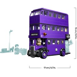 LEGO 76446 Harry Potter Avventura su Nottetempo - Autobus Giocattolo del Mondo Magico con 5 Minifigure da Collezione e Accessor