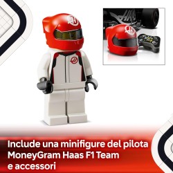 LEGO 77250 Speed Champions Auto da Corsa MoneyGram Haas F1 Team VF-24 Macchina Giocattolo da Collezione con Minifigure del Pilo