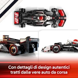 LEGO 77250 Speed Champions Auto da Corsa MoneyGram Haas F1 Team VF-24 Macchina Giocattolo da Collezione con Minifigure del Pilo