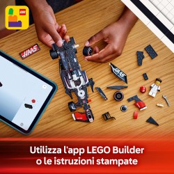 LEGO 77250 Speed Champions Auto da Corsa MoneyGram Haas F1 Team VF-24 Macchina Giocattolo da Collezione con Minifigure del Pilo