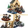 LEGO 76426 Harry Potter La Rimessa per le Barche del Castello di Hogwarts con 2 Barche Giocattolo, Rimessa da Costruire e 5 Min